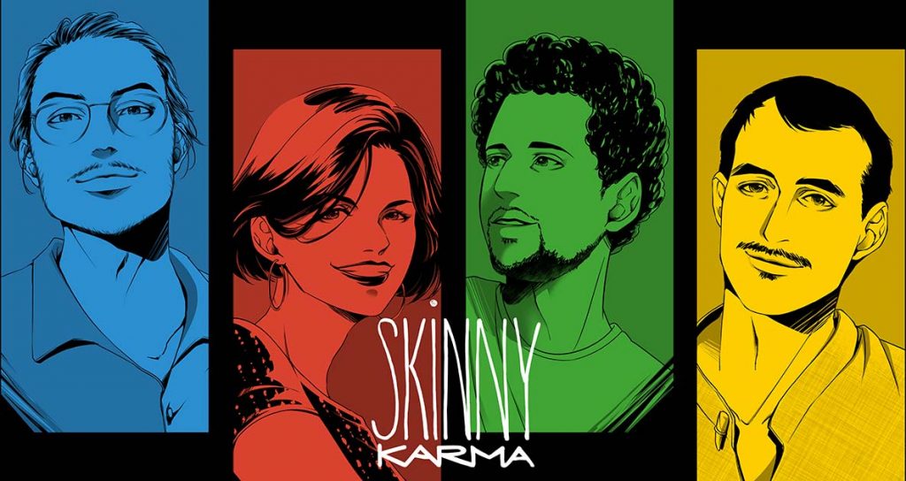 Skinny Karma Band illustriert
